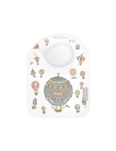 Bavoir en satin - Hot Air Balloons