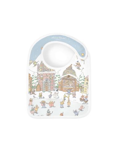 Bavoir en satin - Winter Wonderland