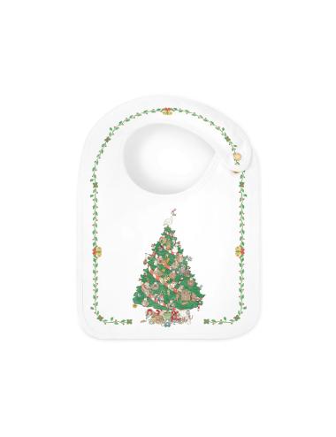 Bavoir en satin - Christmas