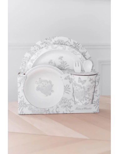 Coffret repas - Toile de Jouy