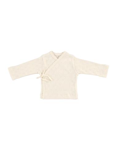 Cardigan - Heart Wrap Pointelle 