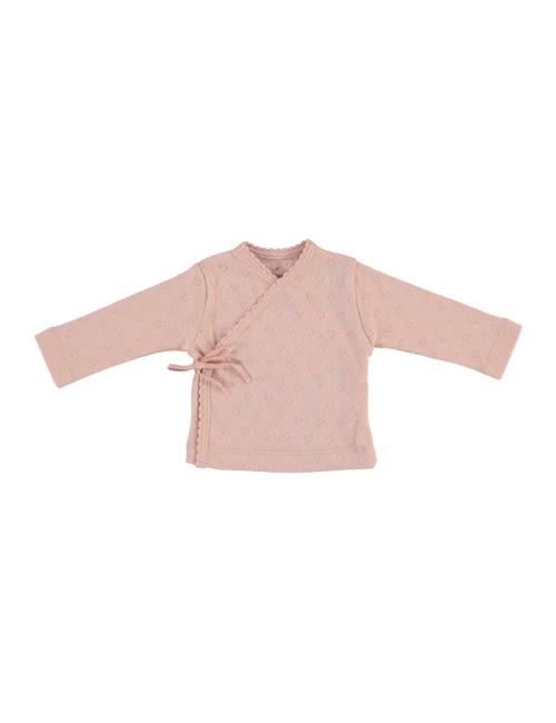 Cardigan - Heart Wrap Pointelle 