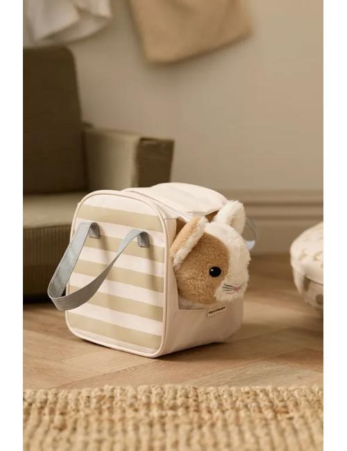 Chat et sac de transport
