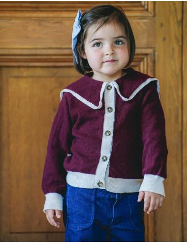 Cardigan LOLA - Prune