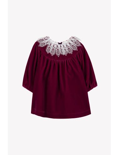 Robe - Prune en velours