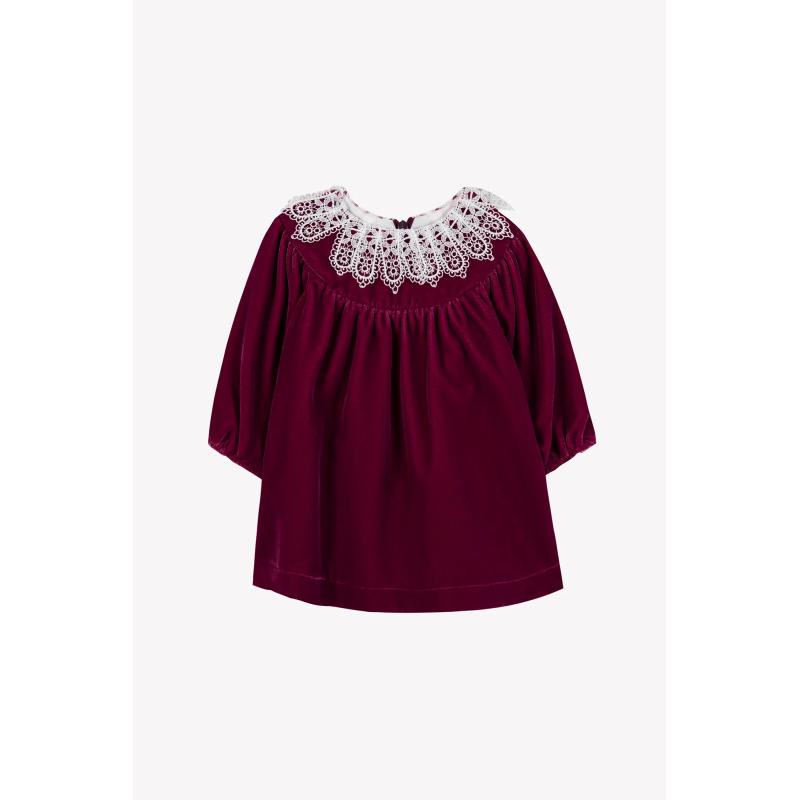 Robe - Prune en velours