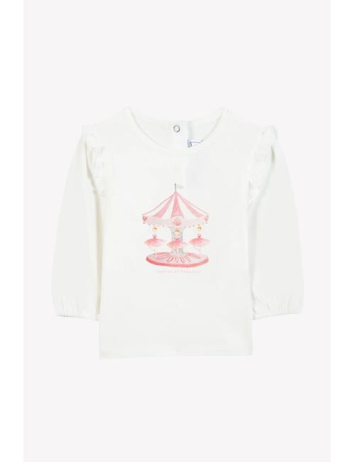 T-shirt manche longue - Praline illustration manège