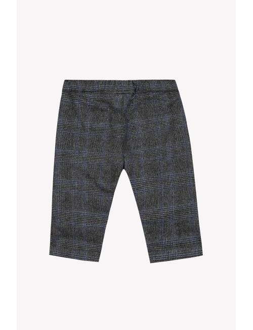 Pantalon - Gris chiné à carreaux