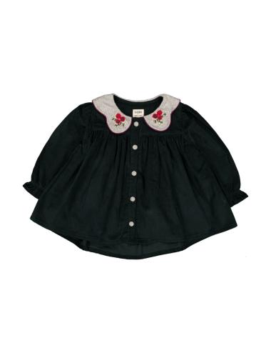 Chemise SOLÉ - Velours Vert Héron