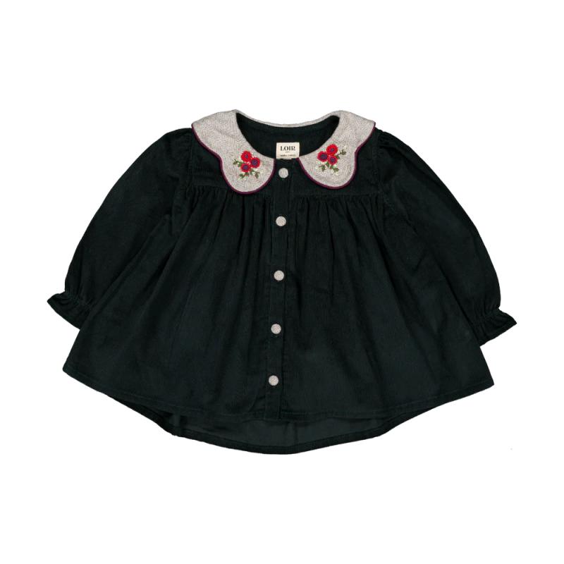 Chemise SOLÉ - Velours Vert Héron