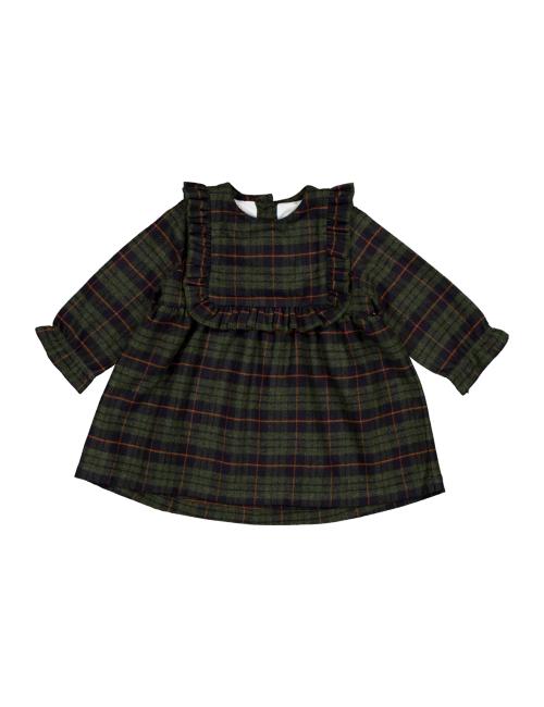 Robe NINON - Tartan Bleu Marine