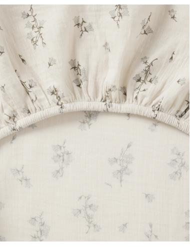 Housse de matelas à langer en mousseline