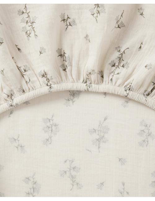 Housse de matelas à langer en mousseline