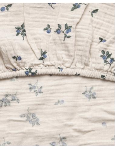 Housse de matelas à langer en mousseline