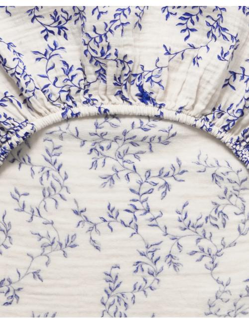 Housse de matelas à langer en mousseline