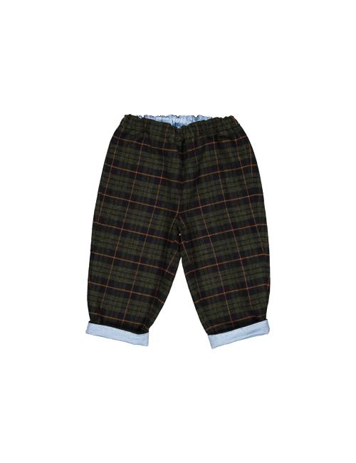 Pantalon NINI - Tartan Bleu Marine
