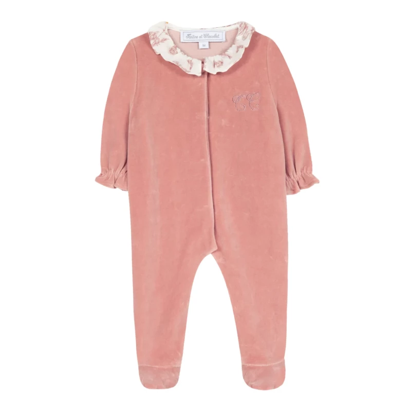 Pyjama velours - Toile de Jouy