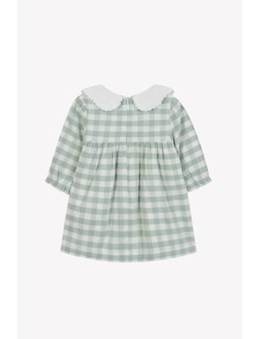 Robe - Vert d'eau vichy