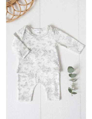 Pyjama deux pièces - Toile de Jouy