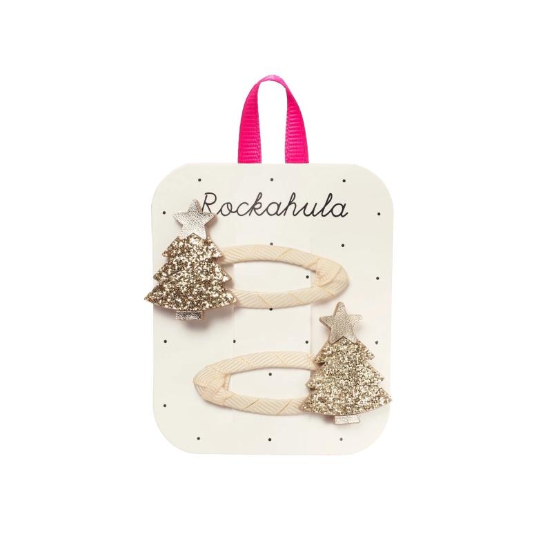 Barrettes à cheveux - Sapin de Noel