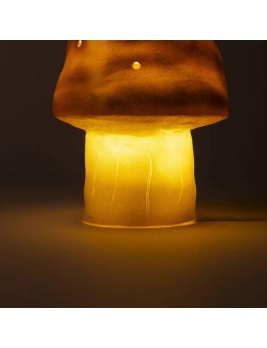 Lampe Champignon Petit Cuivre