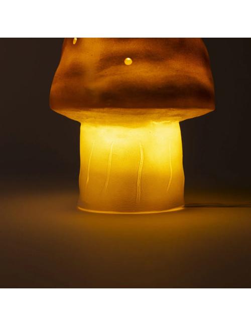 Lampe Champignon Petit Cuivre