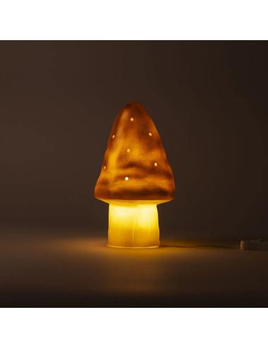 Lampe Champignon Petit Cuivre
