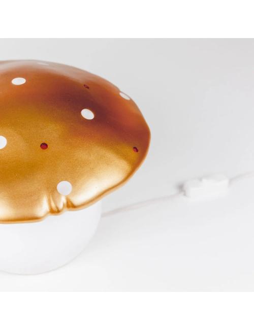 Lampe Champignon Moyen Cuivre 
