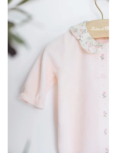 Pyjama en velours - Jardin hivernal