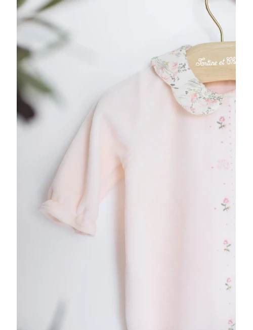 Pyjama en velours - Jardin hivernal