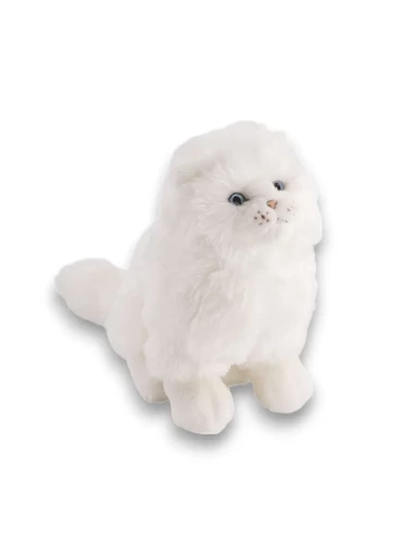 Chat Oscar Assis Blanc 30 cm