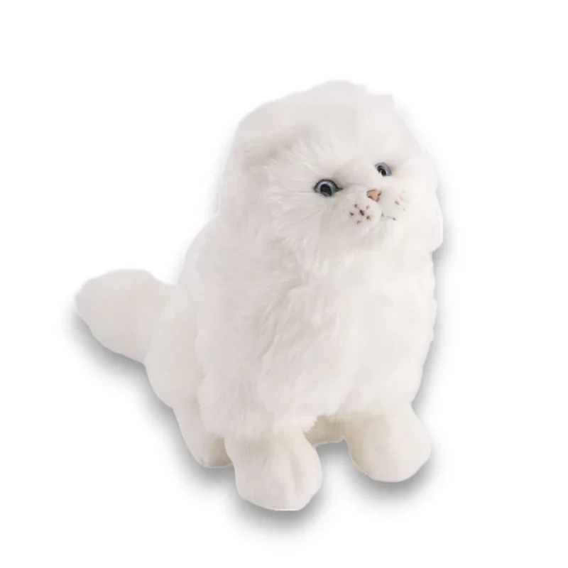 Chat Oscar Assis Blanc 30 cm