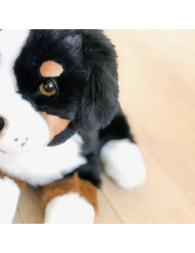 Chien Ferdinand Bouvier Allongé 28 cm