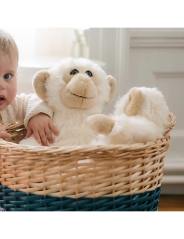 Singe Marcel Crème 55 cm