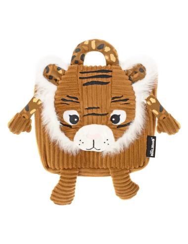 Sac à dos velours côtelé - Speculos le tigre