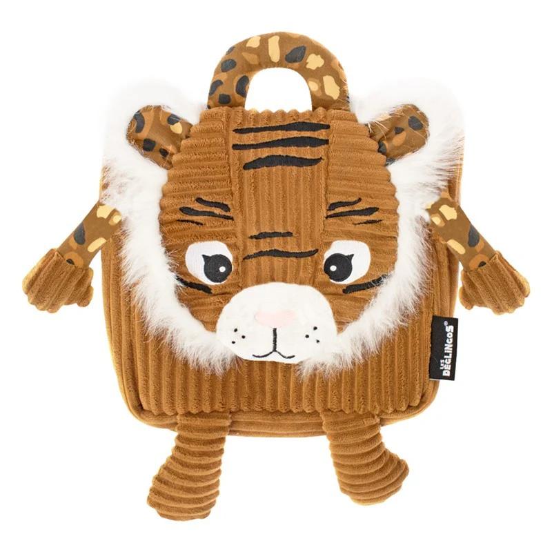 Sac à dos velours côtelé - Speculos le tigre