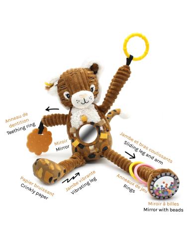 Peluche d'activités nomade - Speculos le tigre