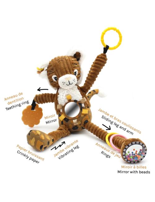 Peluche d'activités nomade - Speculos le tigre