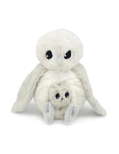 Chouette polaire maman/bébé - Ptitpotos