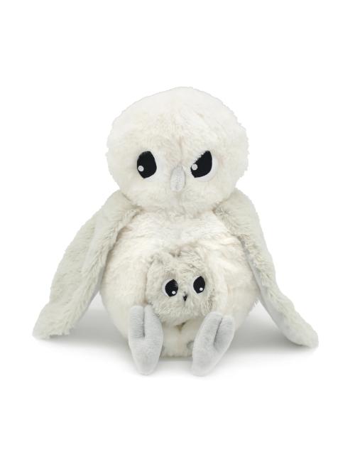 Chouette polaire maman/bébé - Ptitpotos