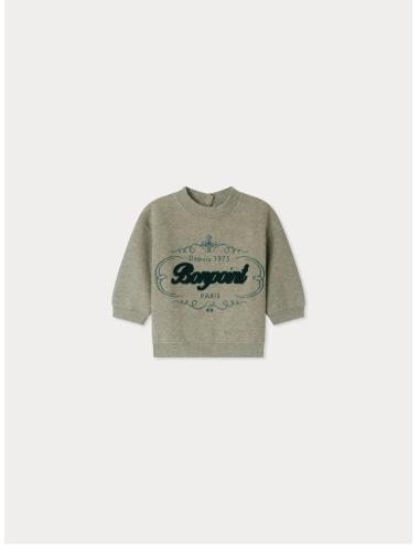 Sweat mixte Dady avec logo Héritage Bonpoint brodé en coton biologique