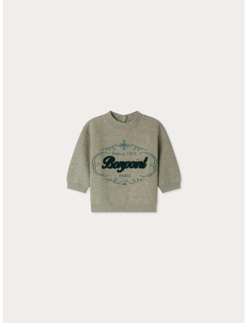 Sweat mixte Dady avec logo Héritage Bonpoint brodé en coton biologique