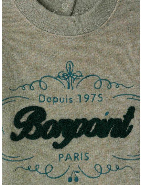 Sweat mixte Dady avec logo Héritage Bonpoint brodé en coton biologique
