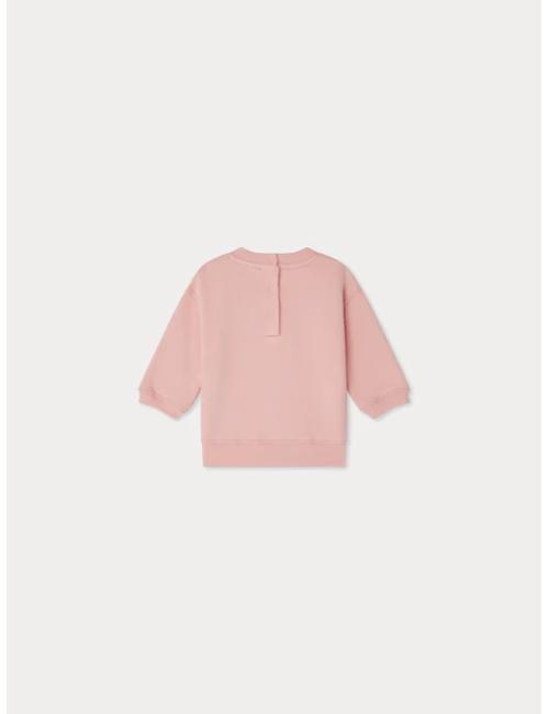 Sweat Dahlia avec cerise en tissu Liberty en coton biologique