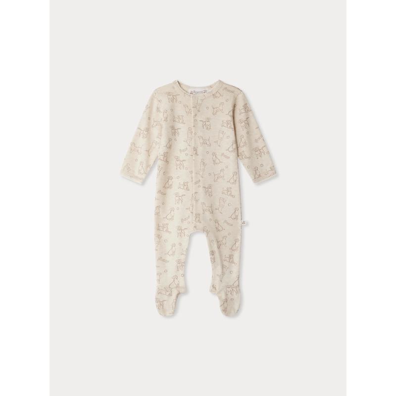 Pyjama mixte Golco à imprimé Chien en coton biologique