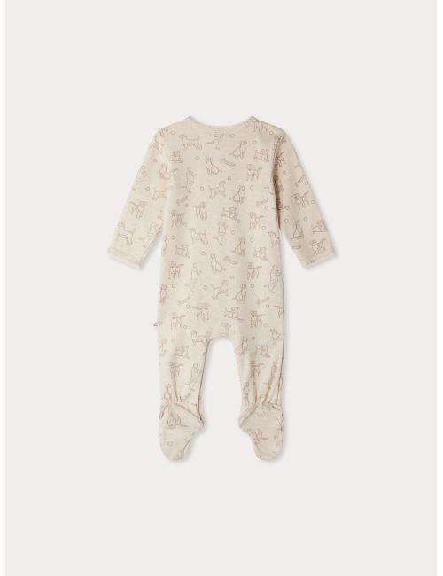 Pyjama mixte Golco à imprimé Chien en coton biologique