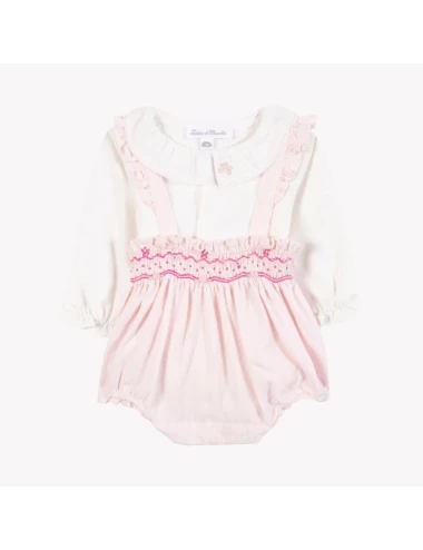 Ensemble court - Rose pâle velours