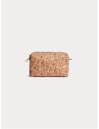 Trousse matellassée en tissu Liberty en coton enduit