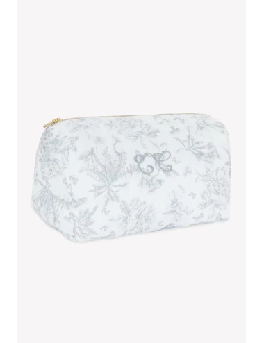 Trousse de toilette - Toile de Jouy