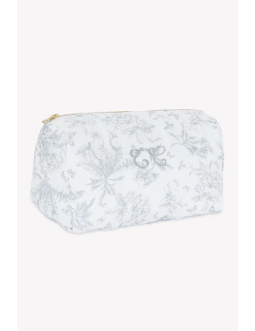 Trousse de toilette - Toile de Jouy